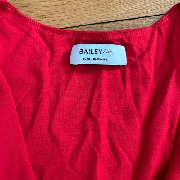 Bailey 44 Red Ruffle Front Tank Top - Picture 4 of 5